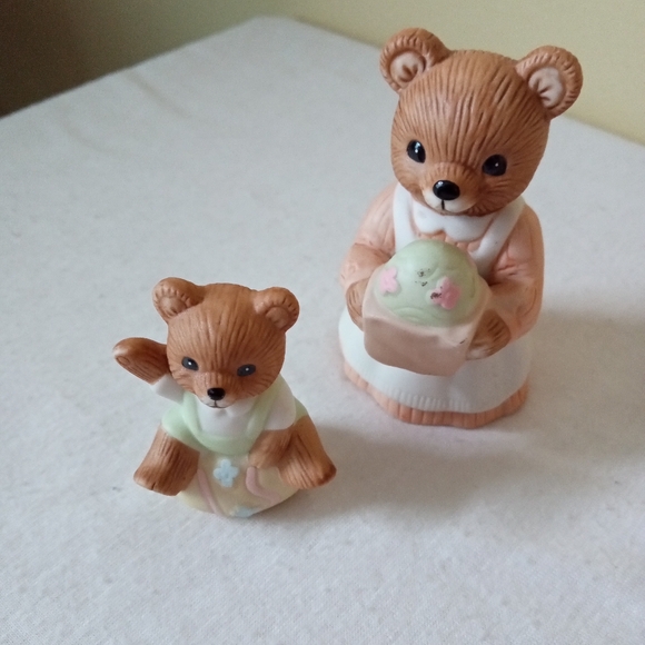 Homco porcelain bear Easter collection - Picture 2 of 5